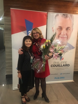 2018 Christine ST-PIERRE (Minister of International Relations and La Francophonie (right)